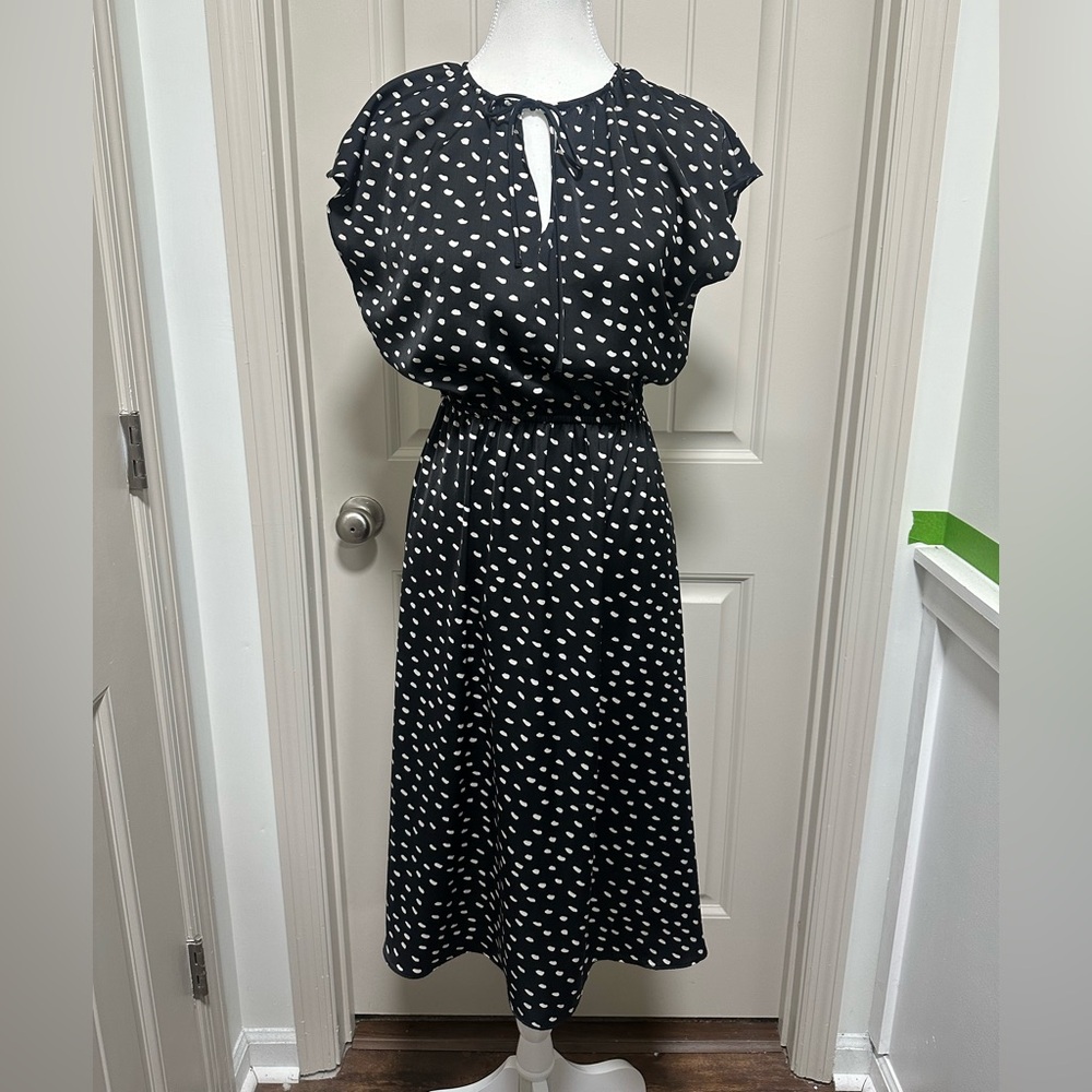 H&M Black and White Maxi Dress
